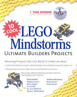 Book cover of 10 Cool LEGO Mindstorms Ultimate Builder Projects: Amazing Projects You Can Build in Under an Hour by Mario Ferrari, Guilio Ferrari