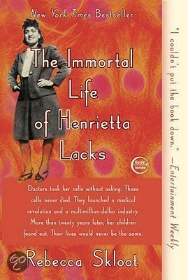 Book cover of The Immortal Life Of Henrietta Lacks by Rebecca Skloot
