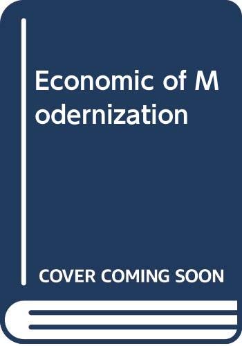 Book cover of Economics Of Modernization by Swee Gohkeng