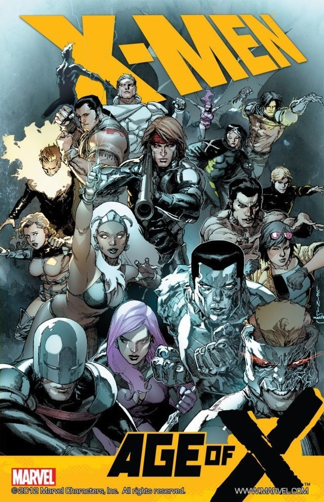 Book cover of X-Men: Age Of X by Mike Carey, Clay Mann (Writer), Steve Kurth (Illus.)