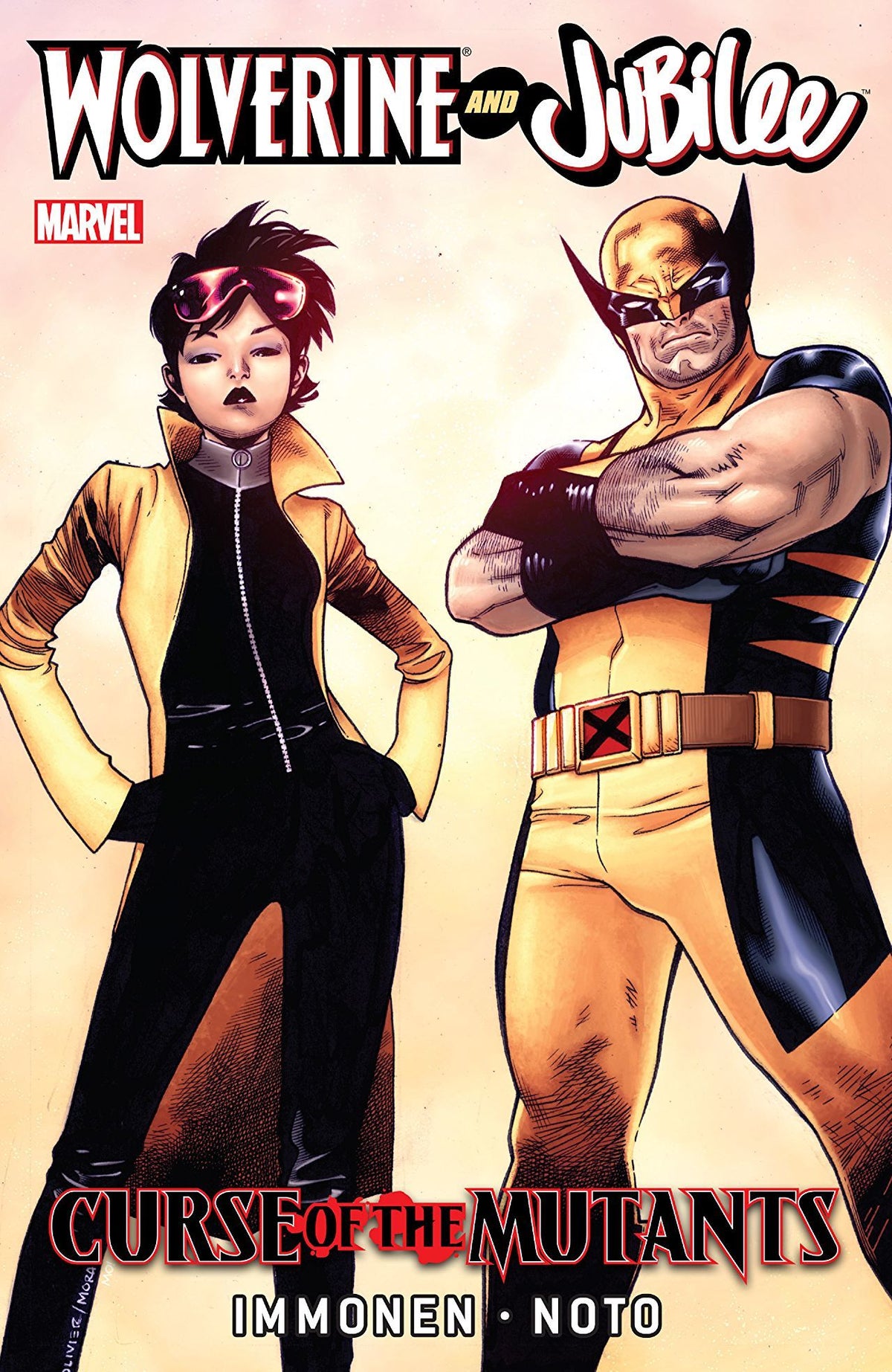 Book cover of Wolverine And Jubilee: Curse Of The Mutants by Kathryn Immonen (Writer), Phil Noto (Illus.)