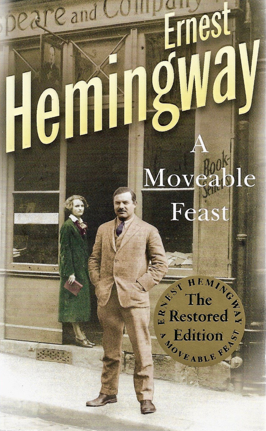 Book cover of A Moveable Feast by Ernest Hemingway