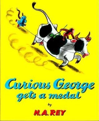 Book cover of Curious George Gets a Medal by H.A. Rey, Margret Rey