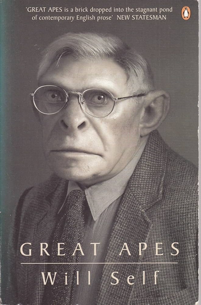 Book cover of Great Apes by Will Self