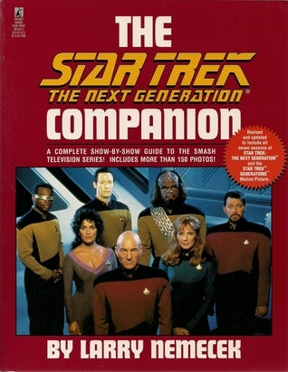 Book cover of The Star Trek: The Next Generation Companion by Larry Nemecek