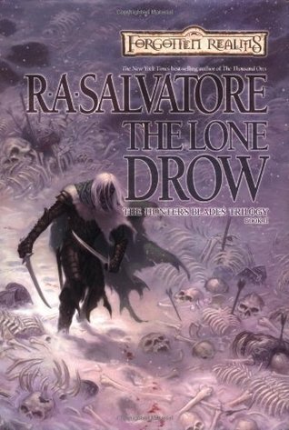 Book cover of The Lone Drow by R.A. Salvatore