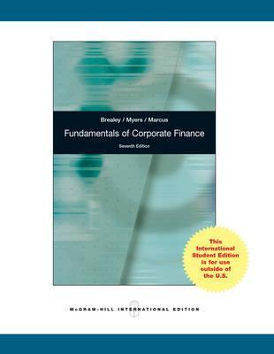 Book cover of Fundamentals Of Corporate Finance by Richard A. Brealey, Stewart C. Myers