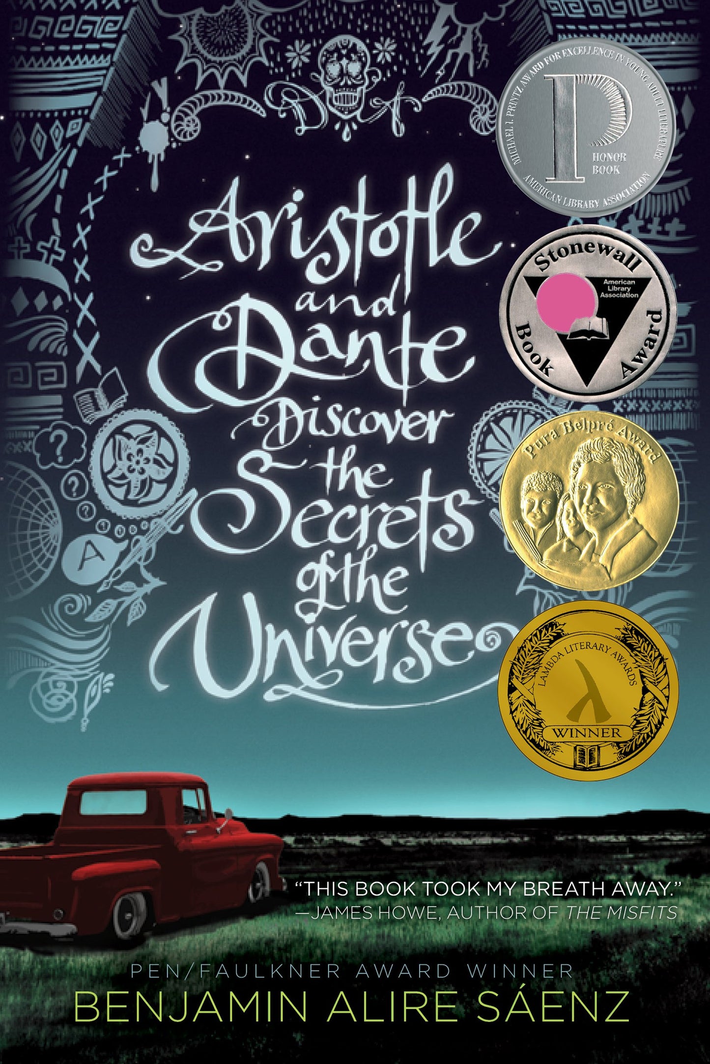 Book cover of Aristotle And Dante Discover The Secrets Of The Universe by Benjamin Alire Sáenz