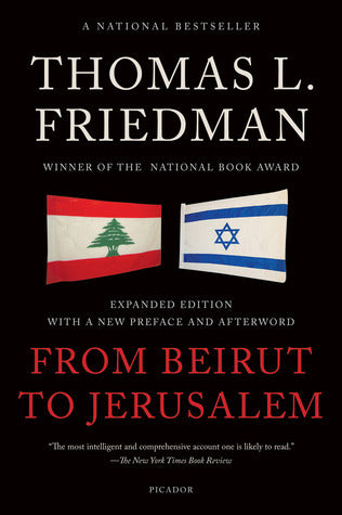 Book cover of From Beirut To Jerusalem by Thomas L. Friedman