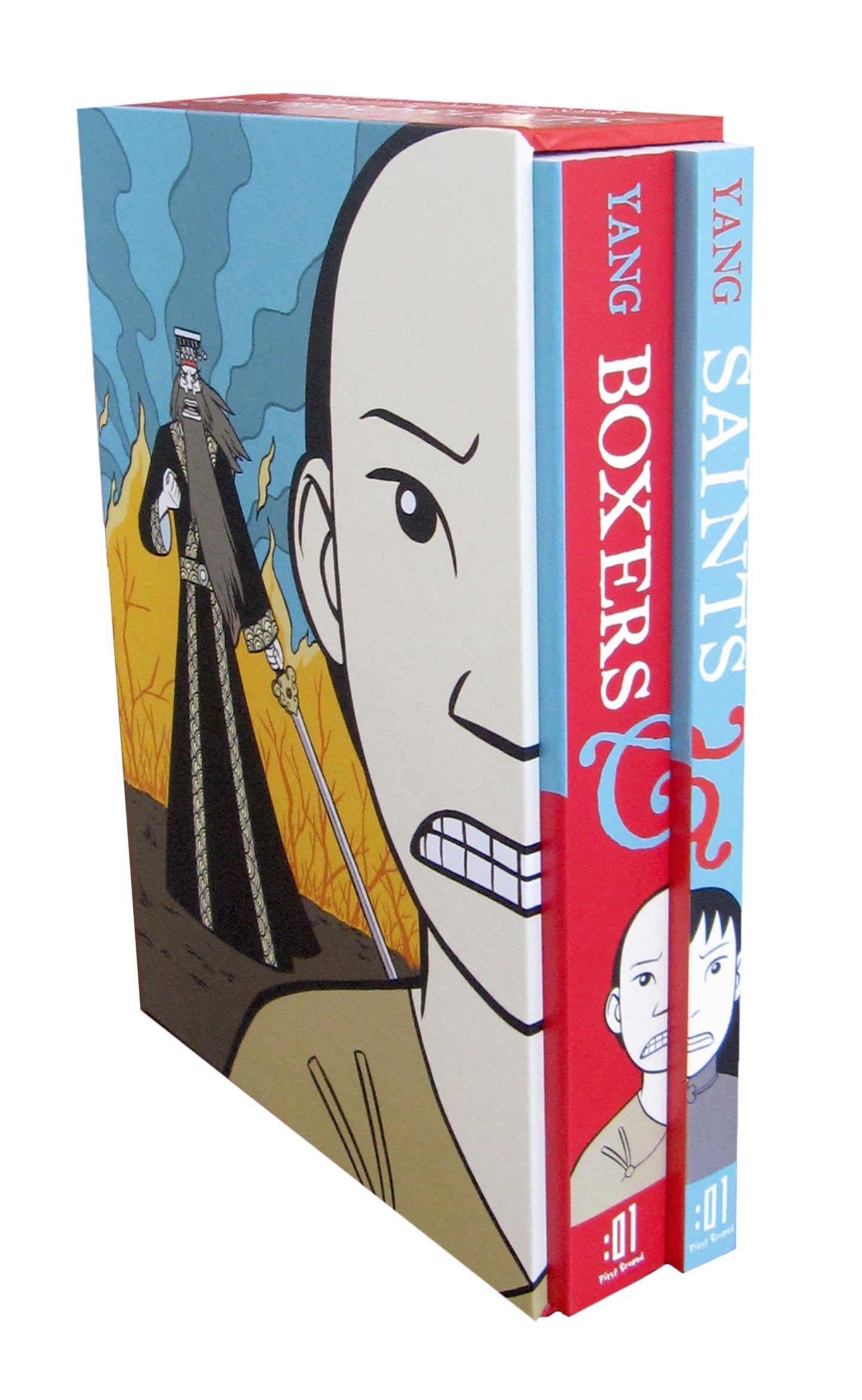Book cover of Boxers & Saints by Gene Luen Yang, Lark Pien (Inker)
