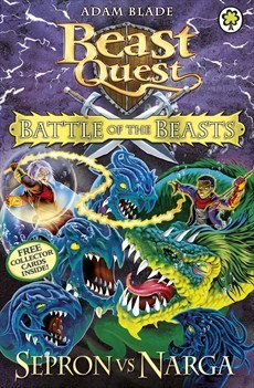 Book cover of Sepron Vs Narga by Adam Blade