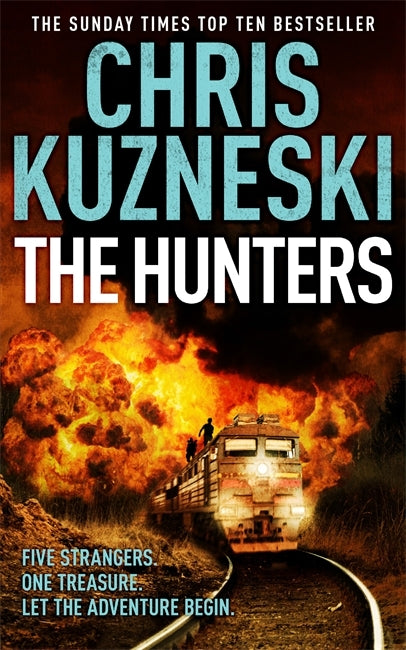 Book cover of The Hunters by Chris Kuzneski