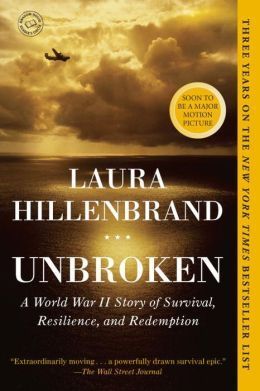 Book cover of Unbroken: A World War Ii Story Of Survival, Resilience, And Redemption by Laura Hillenbrand
