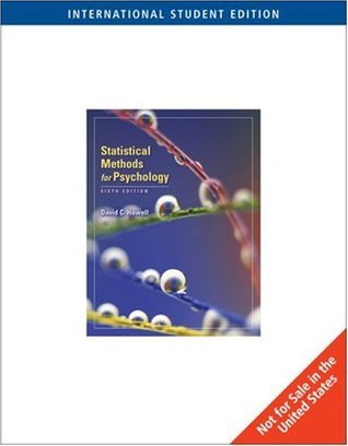 Book cover of Statistical Methods For Psychology, International Edition by David C. Howell