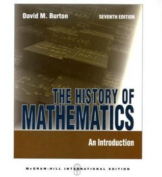 Book cover of History Of Mathematics: An Introduction by David M. Burton