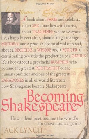 Book cover of Becoming Shakespeare by Jack Lynch
