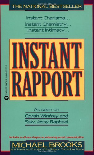 Book cover of Instant Rapport by Michael Brooks