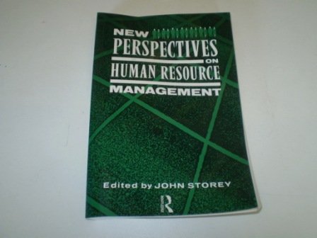 Book cover of New Perspectives On Human Resource Management by John Storey
