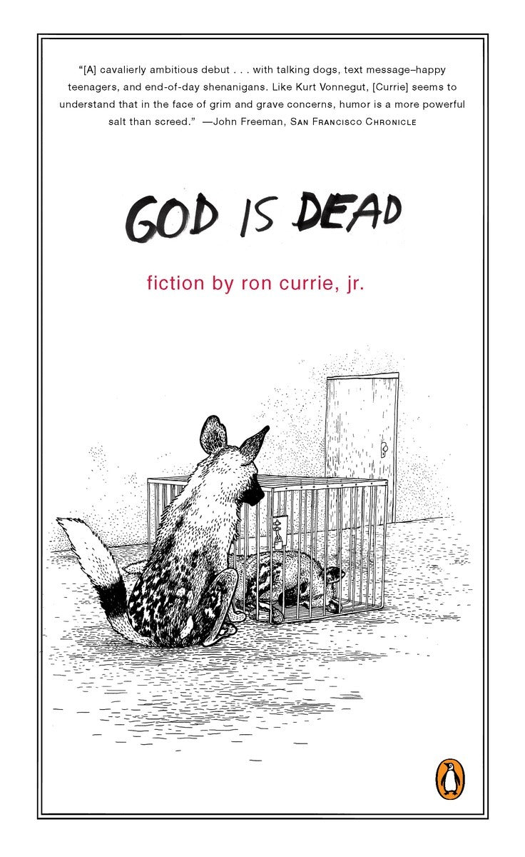 Book cover of God Is Dead by Ron Currie Jr.