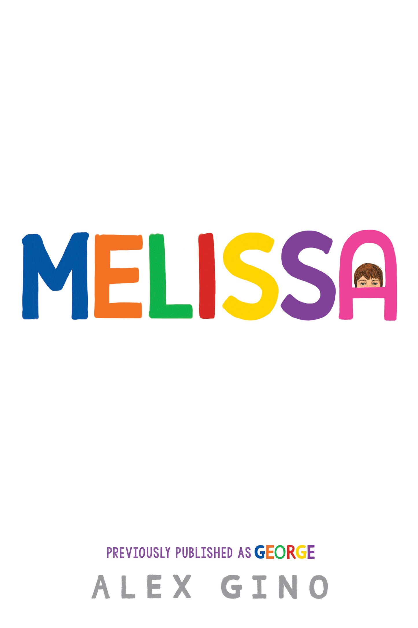 Book cover of Melissa by Alex Gino