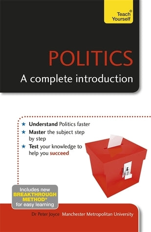 Book cover of Politics: A Complete Introduction by Peter Joyce