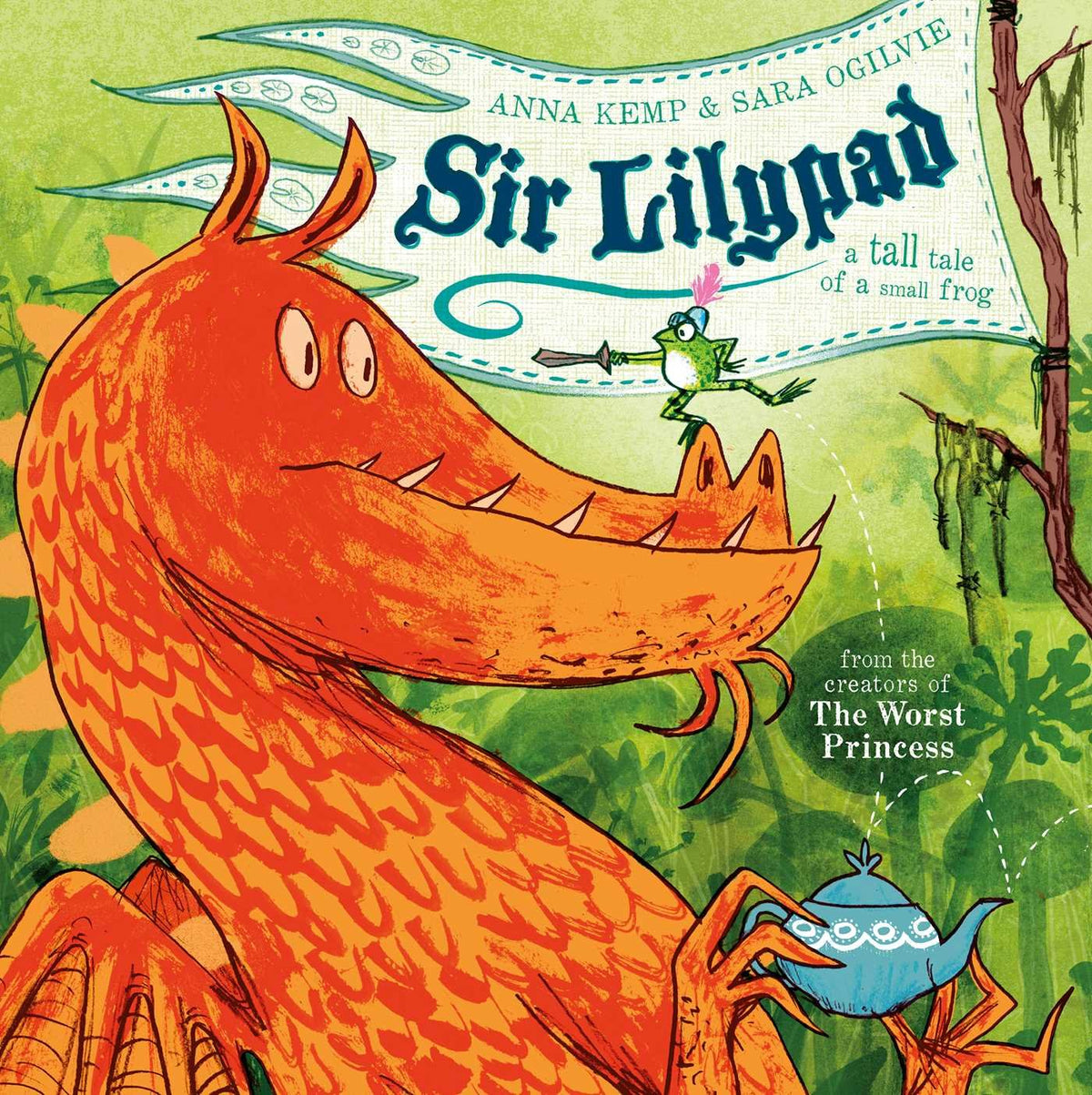 Book cover of Sir Lilypad by Anna Kemp, Sara Ogilvie (Illus.)
