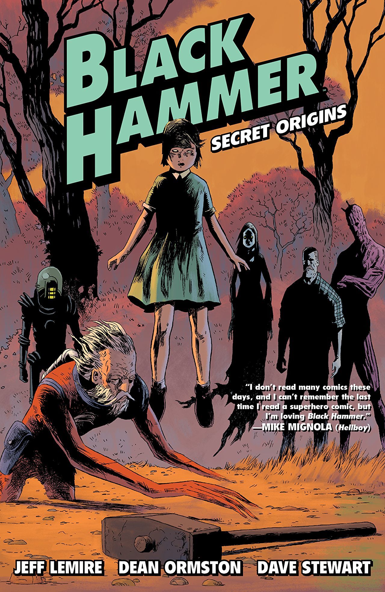 Book cover of Black Hammer, Vol. 1: Secret Origins by Jeff Lemire, Dean Ormston (Illus.)