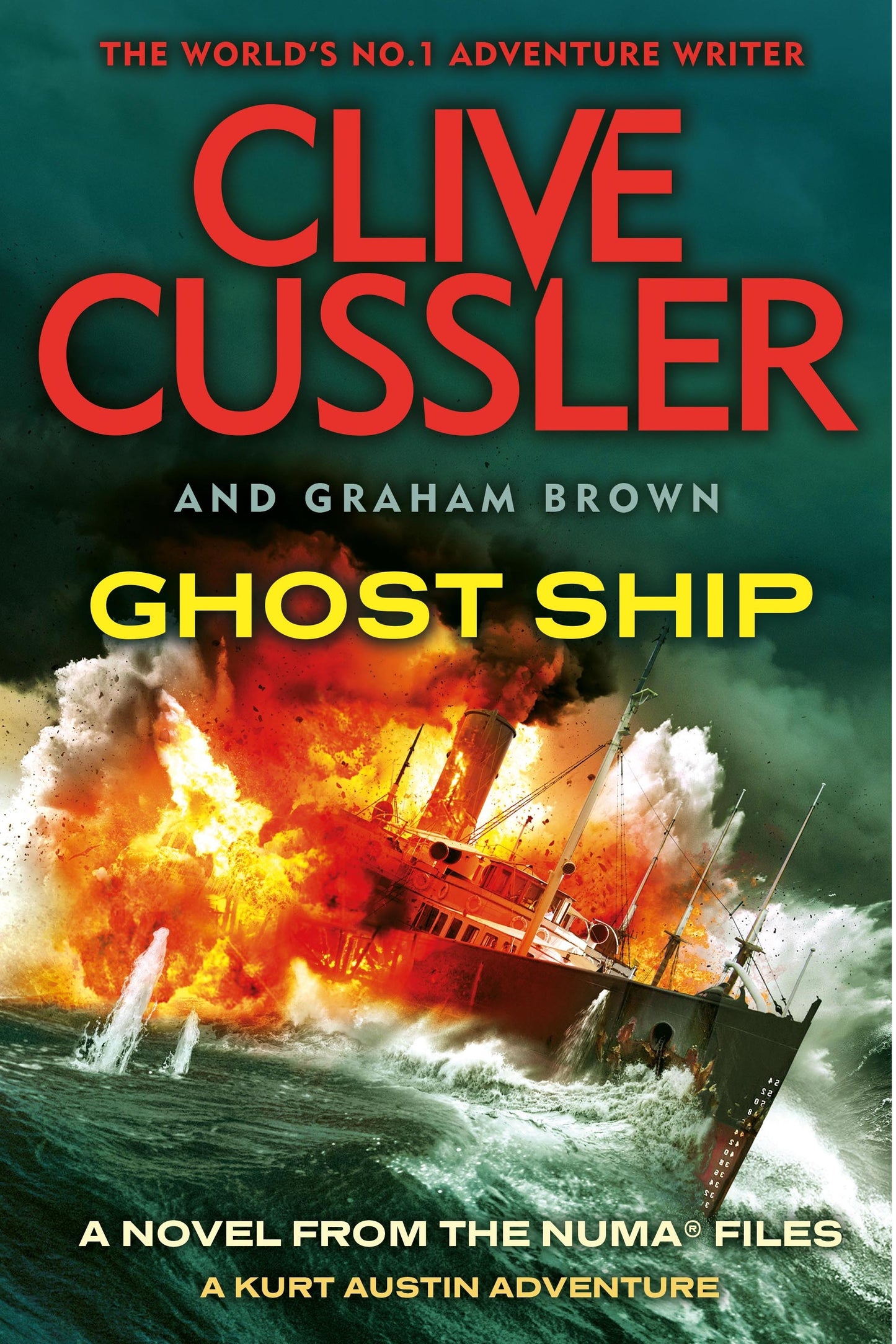 Book cover of Ghost Ship by Clive Cussler, Graham Brown