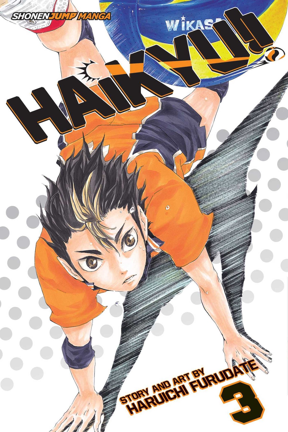 Book cover of Haikyu!!, Vol. 3 by Haruichi Furudate