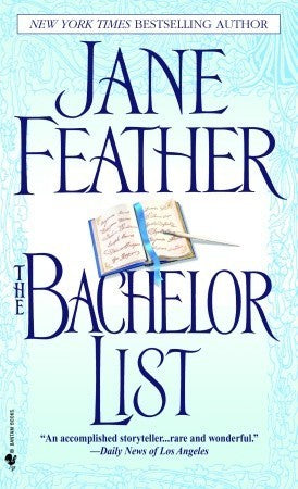 Book cover of The Bachelor List by Jane Feather
