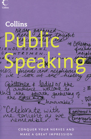 Book cover of Collins Public Speaking by Collins