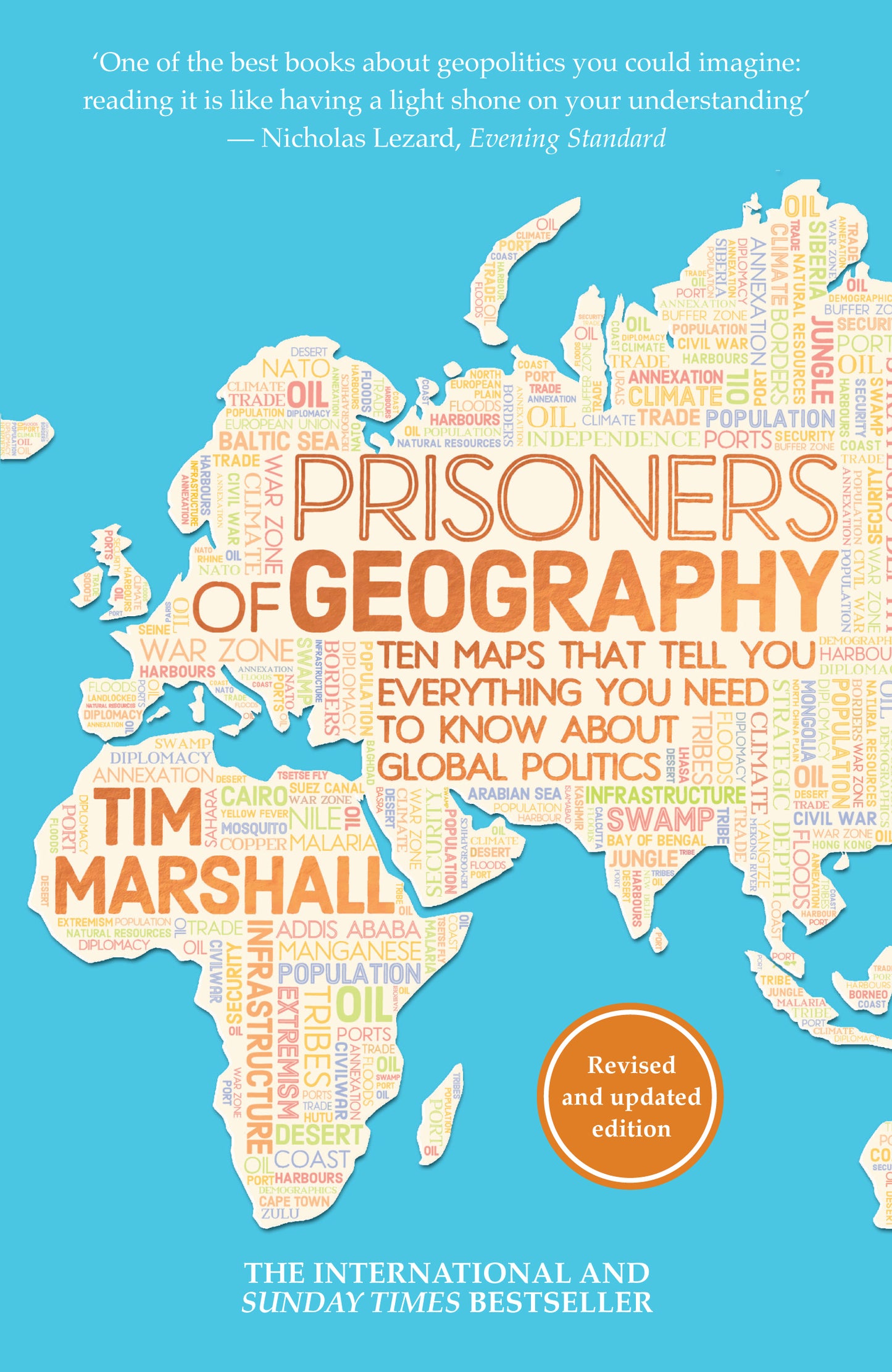 Book cover of Prisoners Of Geography by Tim Marshall
