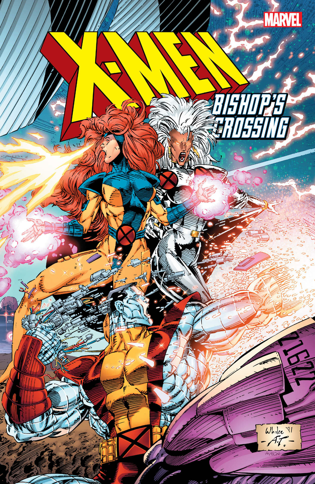 Book cover of X-Men: Bishop's Crossing by John Romita, Jr., Jim Lee, Whilce Portacio, John Byrne, Scott Lobdell