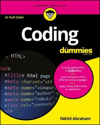 Book cover of Coding For Dummies by Nikhil Abraham