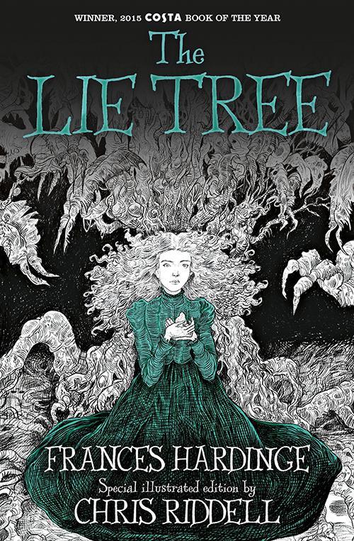 Book cover of The Lie Tree by Frances Hardinge, Chris Riddell (Illus.)
