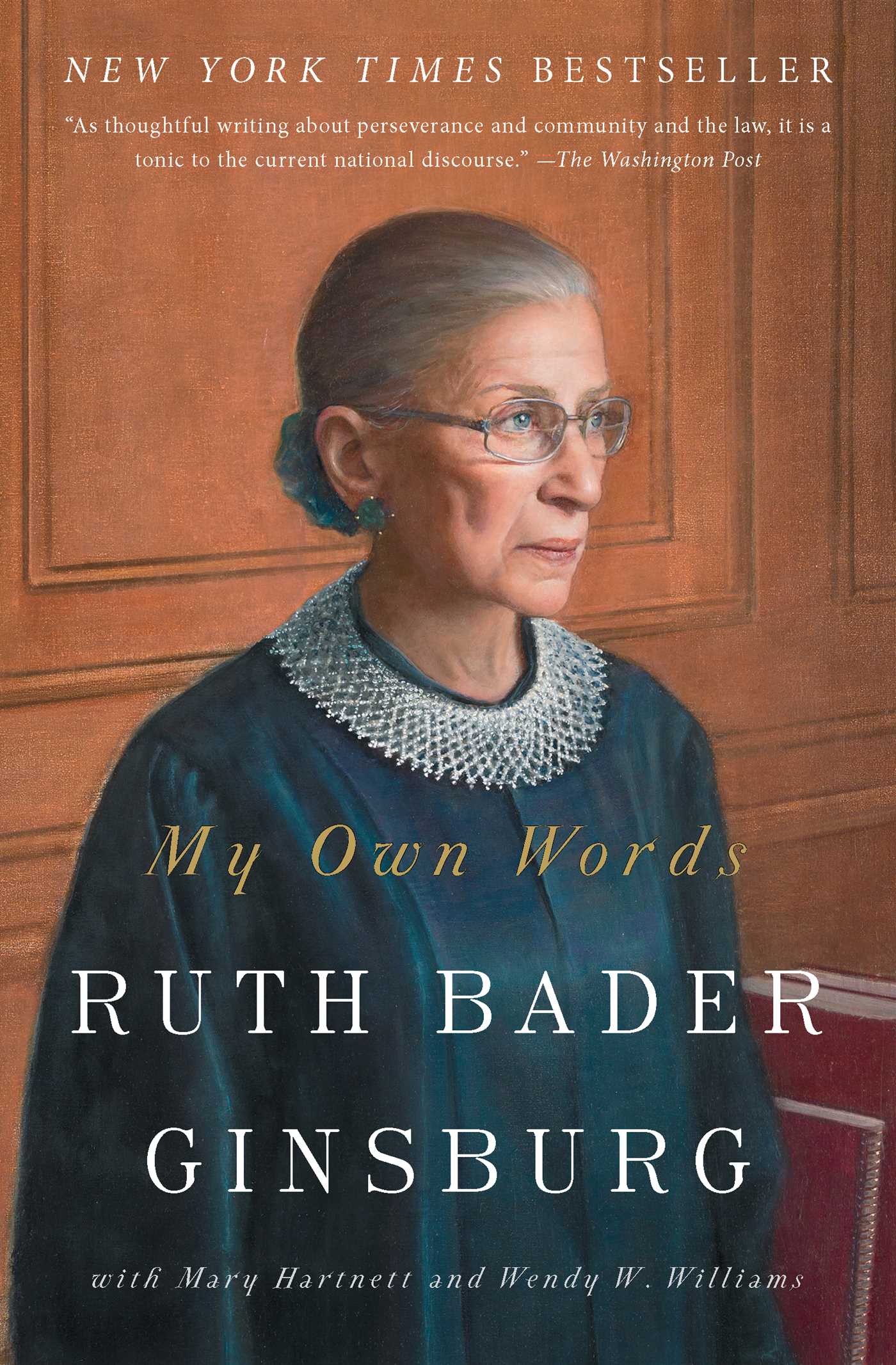 Book cover of My Own Words by Ruth Bader Ginsburg