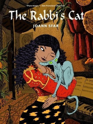 Book cover of The Rabbi's Cat by Joann Sfar