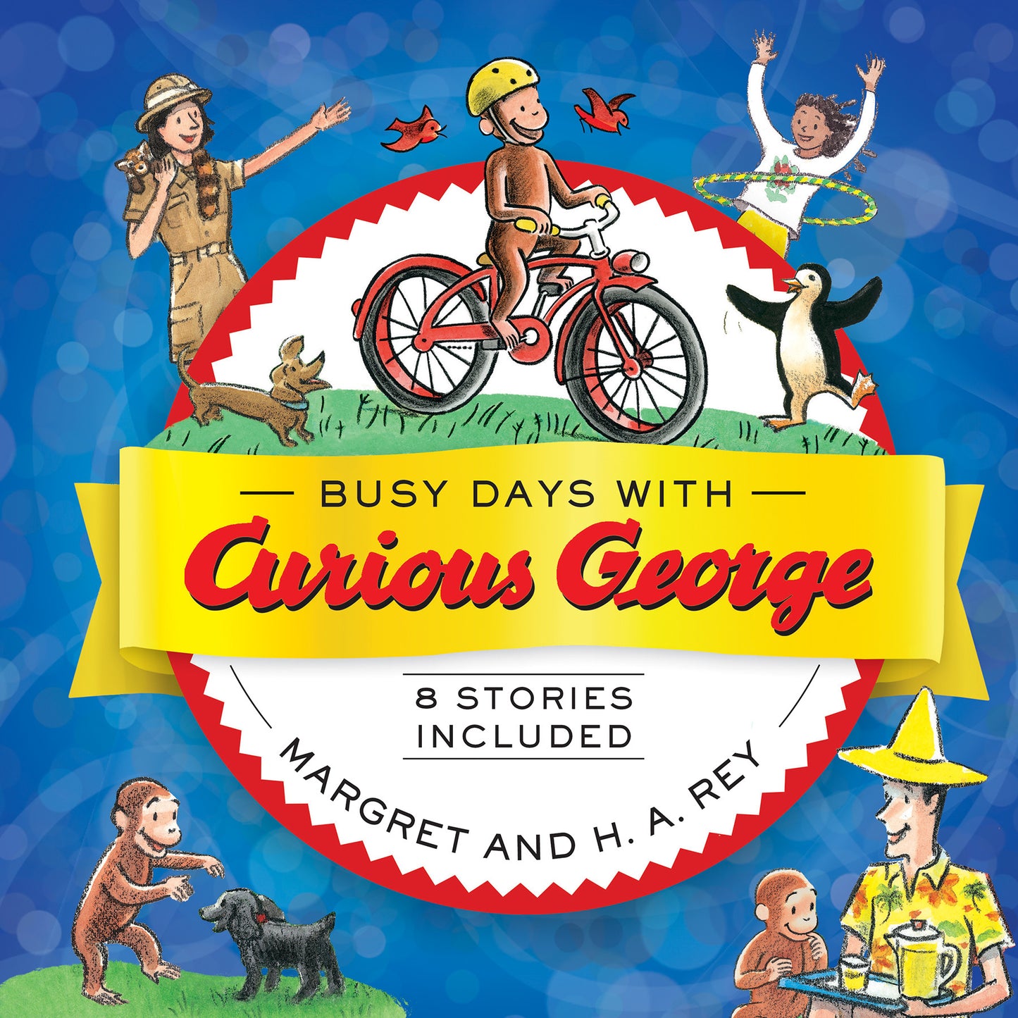 Book cover of Busy Days With Curious George by H.A. Rey