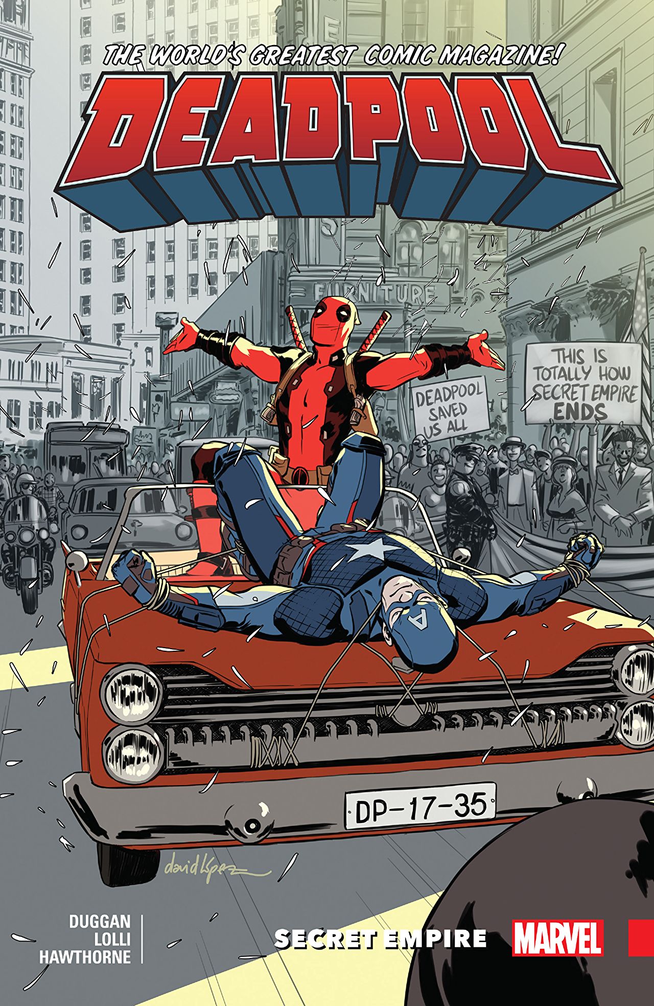 Book cover of Deadpool: World's Greatest, Volume 10: Secret Empire by Gerry Duggan