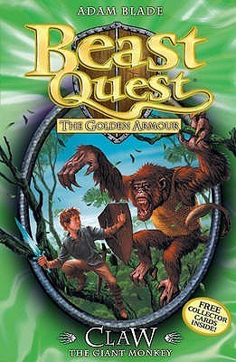 Book cover of Claw The Giant Monkey by Adam Blade