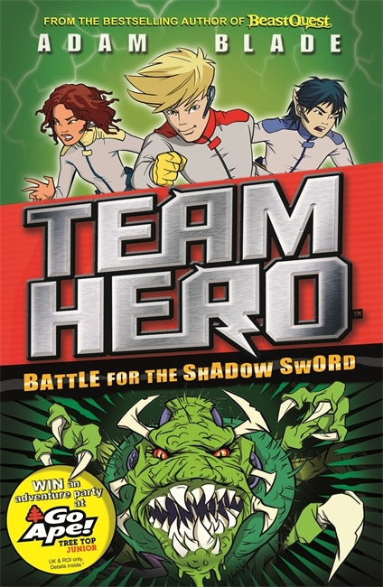 Book cover of Battle For The Shadow Sword by Adam Blade