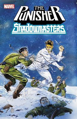 Book cover of Punisher: Shadowmasters by Carl Potts, Mike Baron, Dan Lawlis (Illus.), Jim Lee (Illus.), Erik Larsen (Illus.)