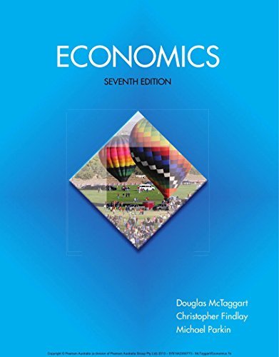 Book cover of Economics by Douglas McTaggart, Michael Parkin