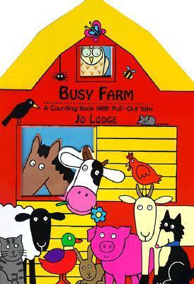 Book cover of Busy Farm Counting Book by Jo Lodge