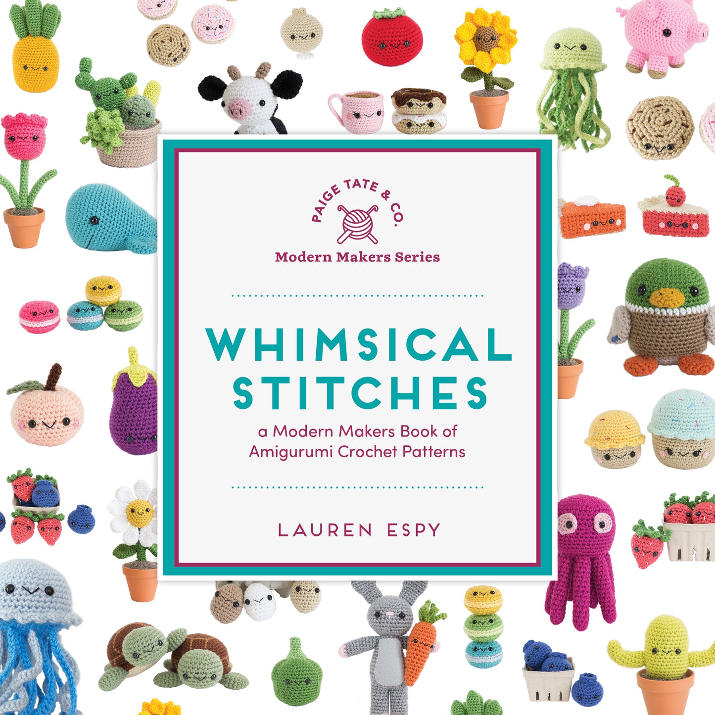 Book cover of Whimsical Stitches by Lauren Espy