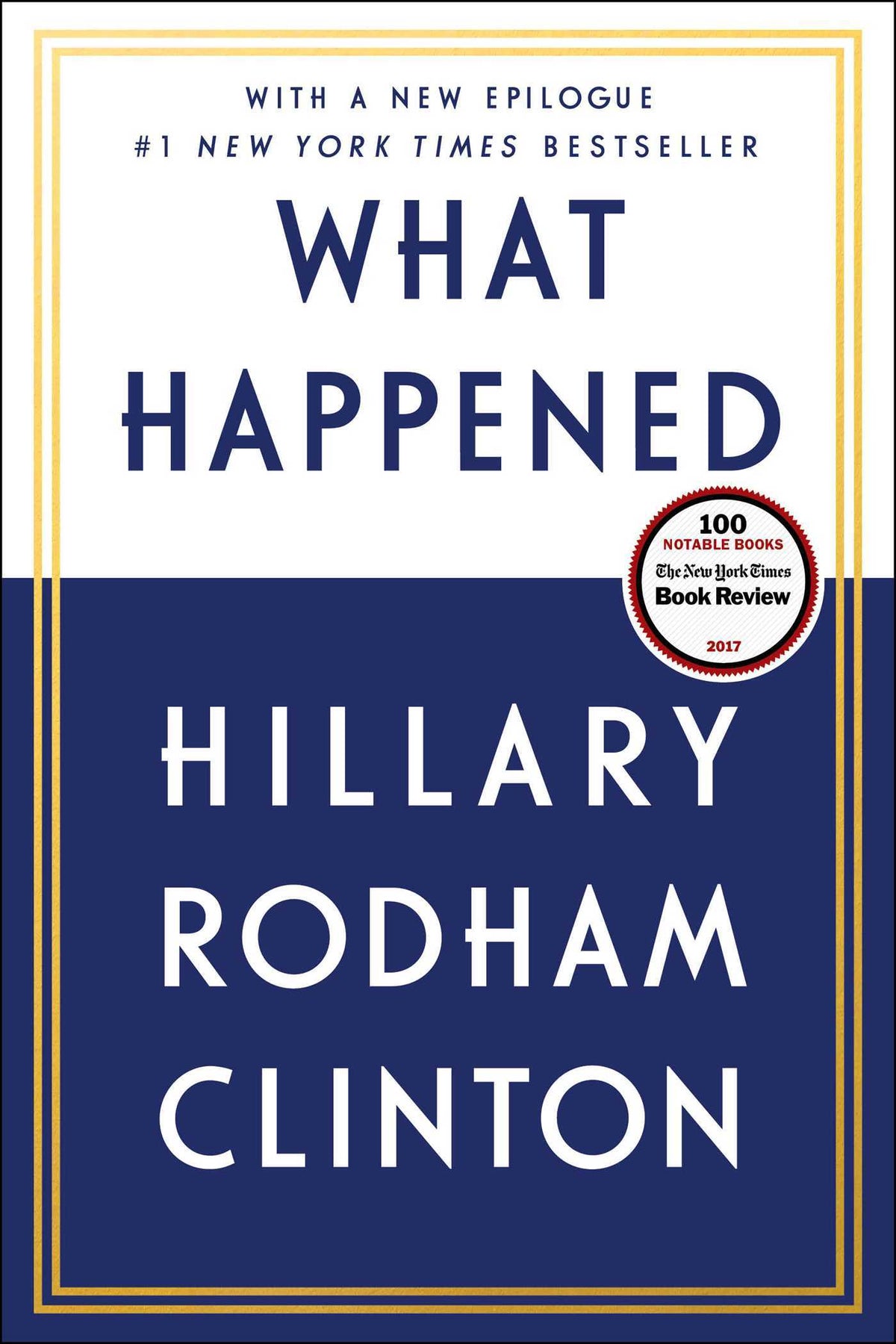 Book cover of What Happened by Hillary Rodham Clinton