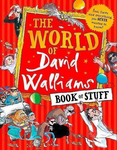 Book cover of The World of David Walliams. Book of Stuff by Harper Collins