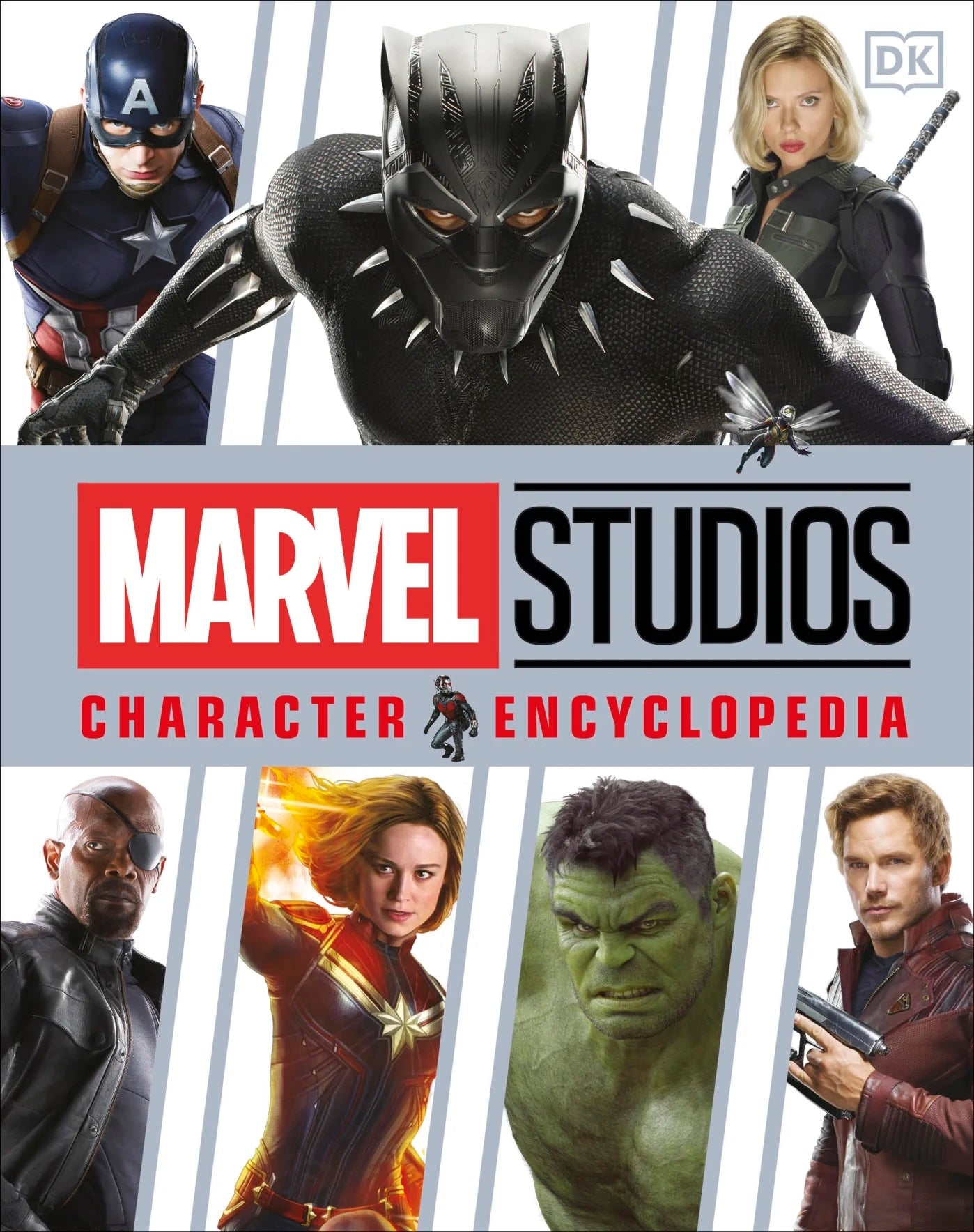 Book cover of Marvel Studios Character Encyclopedia by Adam Bray