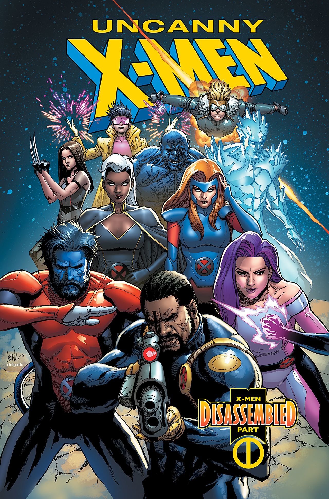 Book cover of Uncanny X-Men: X-Men Disassembled by Ed Brisson