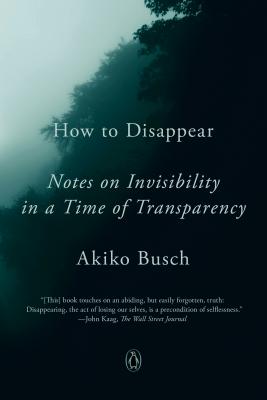 Book cover of How to Disappear: Notes on Invisibility in a Time of Transparency by Akiko Busch